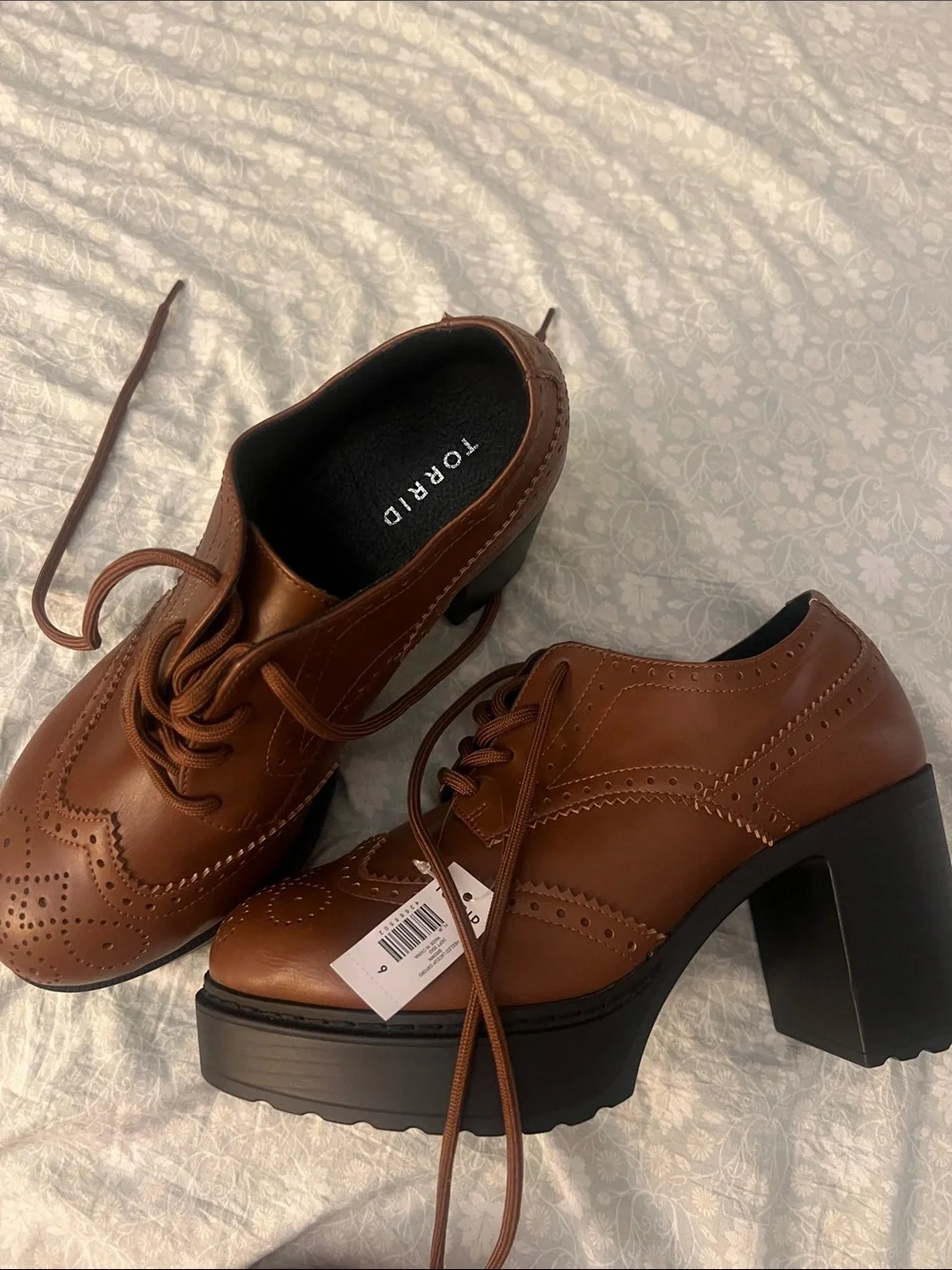torrid Platform Heeled Oxfords